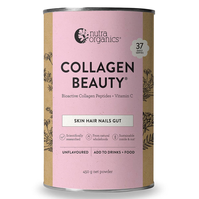 Nutra Organics Collagen Beauty Unflavoured 450g