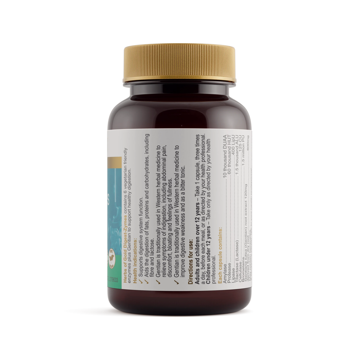 Herbs of Gold Digest-Zymes 60 capsules