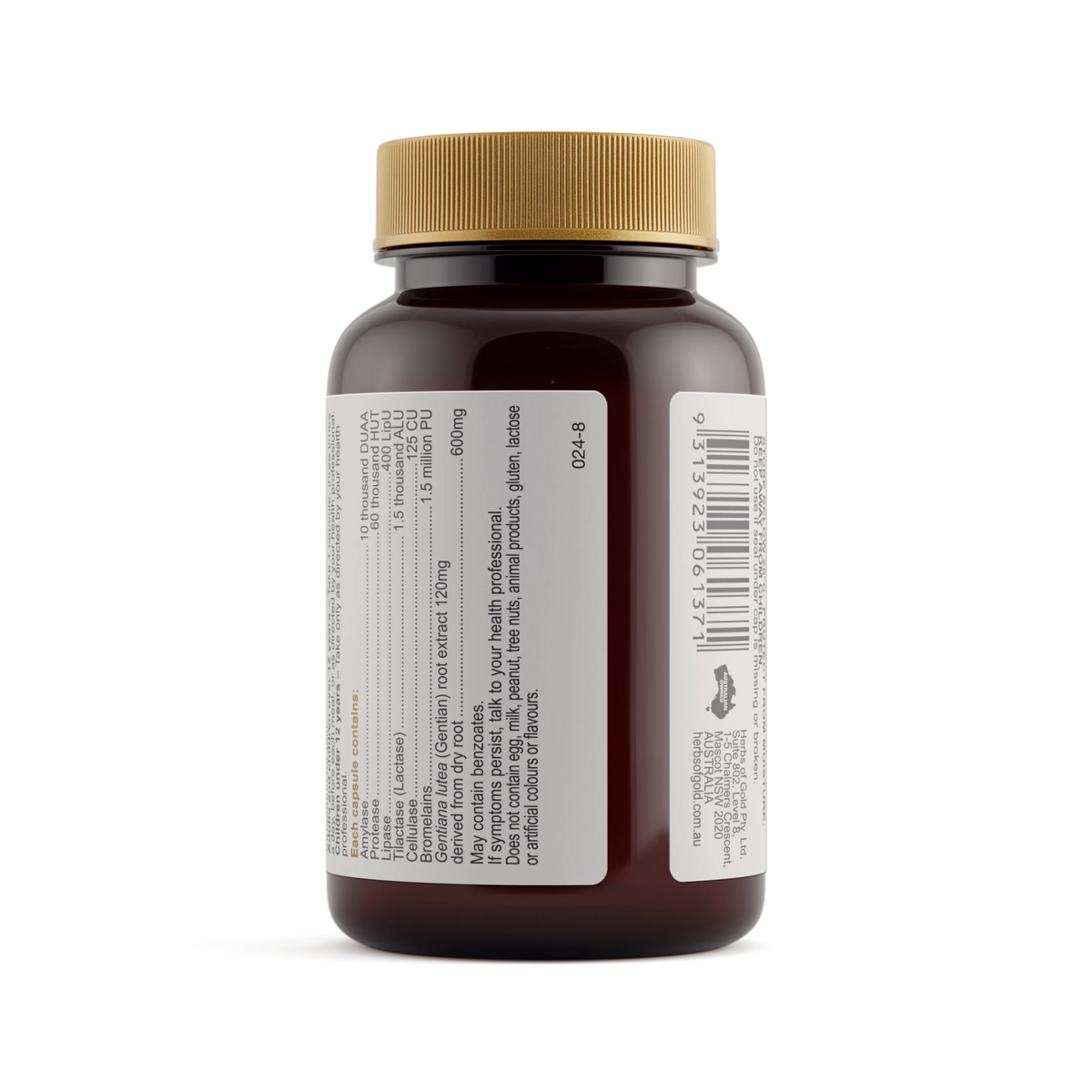 Herbs of Gold Digest-Zymes 60 capsules