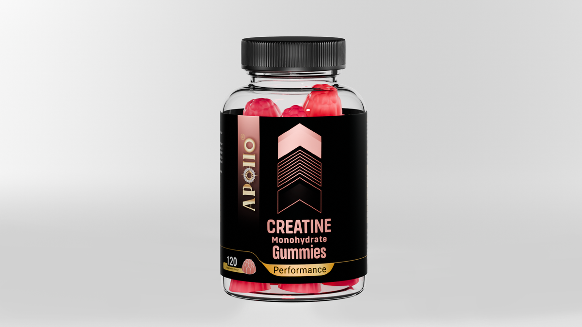 Apollo Creatine Gummies - Watermelon Flavour 120 Gummies