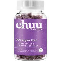 CHUU NUTRITION
Elderberry and Echinacea Gummies 99% Sugar Free 40pcs
