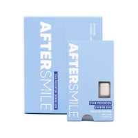 AFTERSMILE Xylitol Whitening Oral Care Chewing Gum (Clean & White Teeth) Mint 10 piece