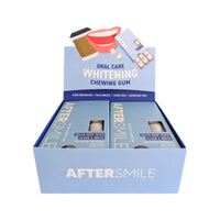 AFTERSMILE Xylitol Whitening Oral Care Chewing Gum (Clean & White Teeth) Mint 10 piece