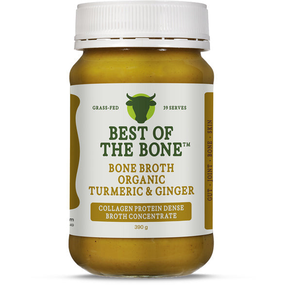 Best of the Bone: Bone Broth Beef Concentrate Organic Turmeric, Ginger & Black Pepper 390g