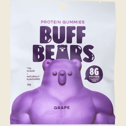 Buff Bears Protein Gummies Grape 32g