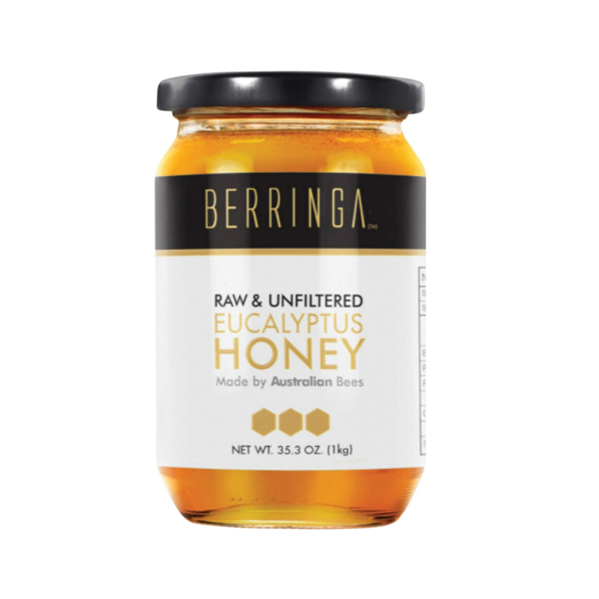 BERRINGA 100% Pure Australian Raw & Unfiltered Organic Honey 1kg