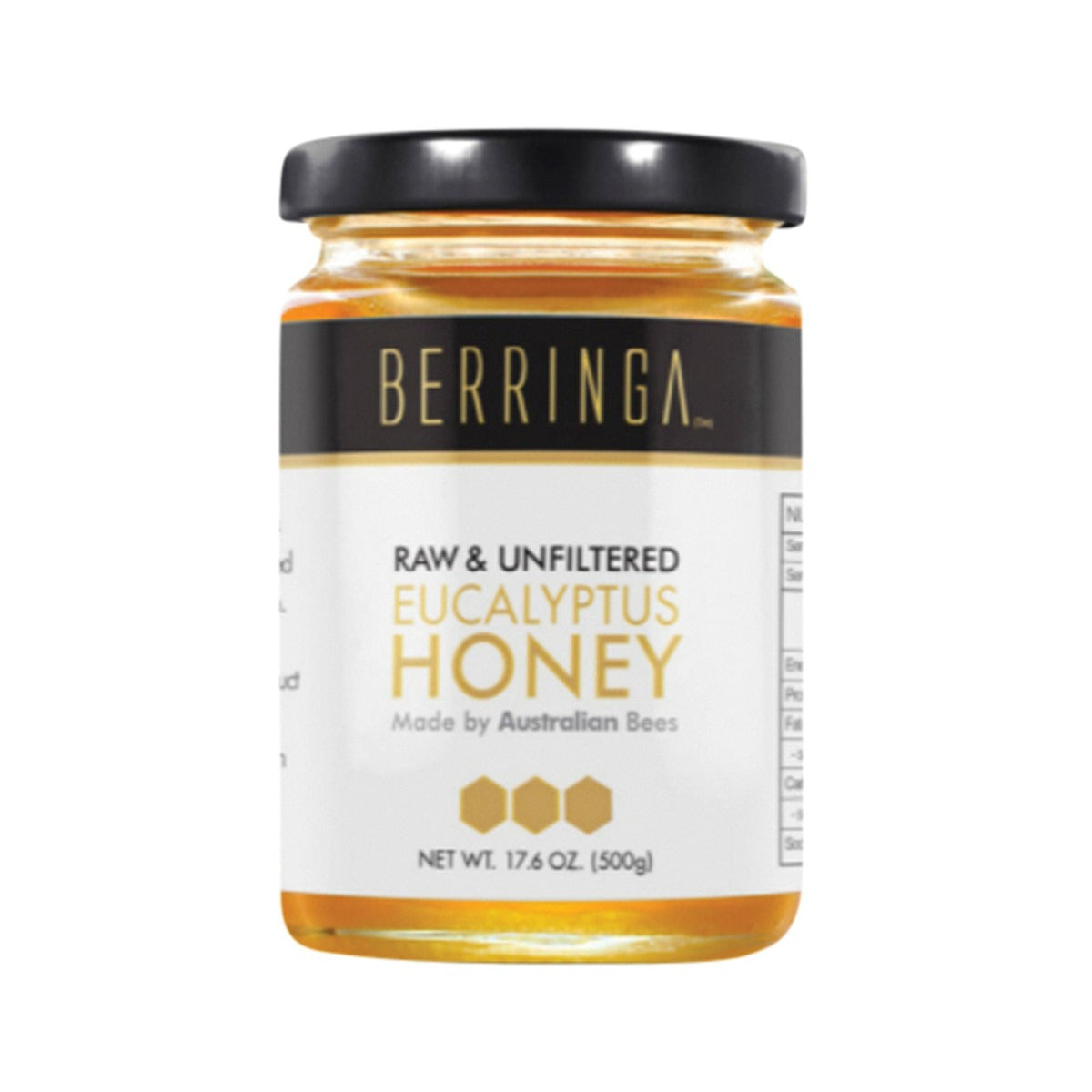 BERRINGA 100% Pure Australian Raw & Unfiltered Organic Honey 500g