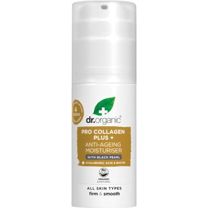 Dr. Organic Pro Collagen Plus+ Anti Ageing Moisturiser Black Pearl 50ml