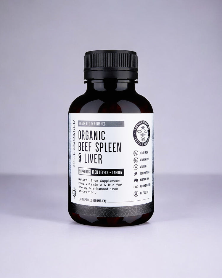 Cell Squared Organic Spleen & Liver Capsules 160 caps