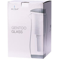 Gentoo Glass Water Filter Jug Grey & White 1.5L