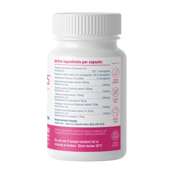 SEIPEL HEALTH FEMME 365 MENOPAUSE RELIEF 60C