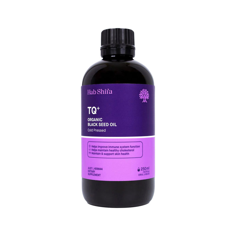 Hab Shifa: TQ+ Organic Cold Pressed Black Seed Oil 250ml