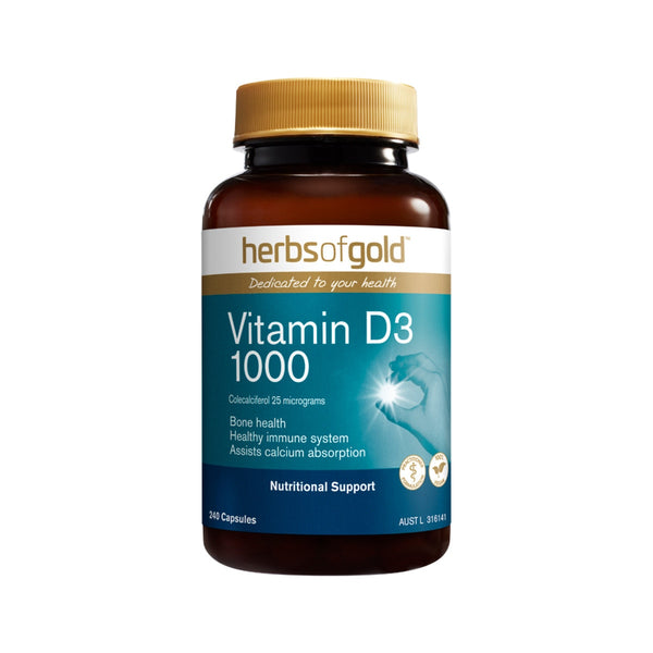 Herbs of Gold Vitamin D3 1000