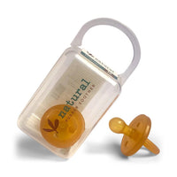 Natural Rubber Soother Soother Twin Pack Large Rounded 6 + mths