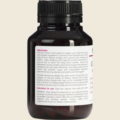 Nature's Help Ultra Slim Forte Weight Loss Control 60 Caps
