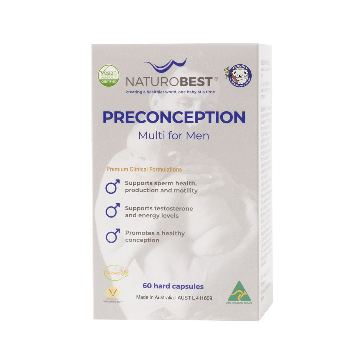 NATUROBEST Preconception Multi for Men 60c