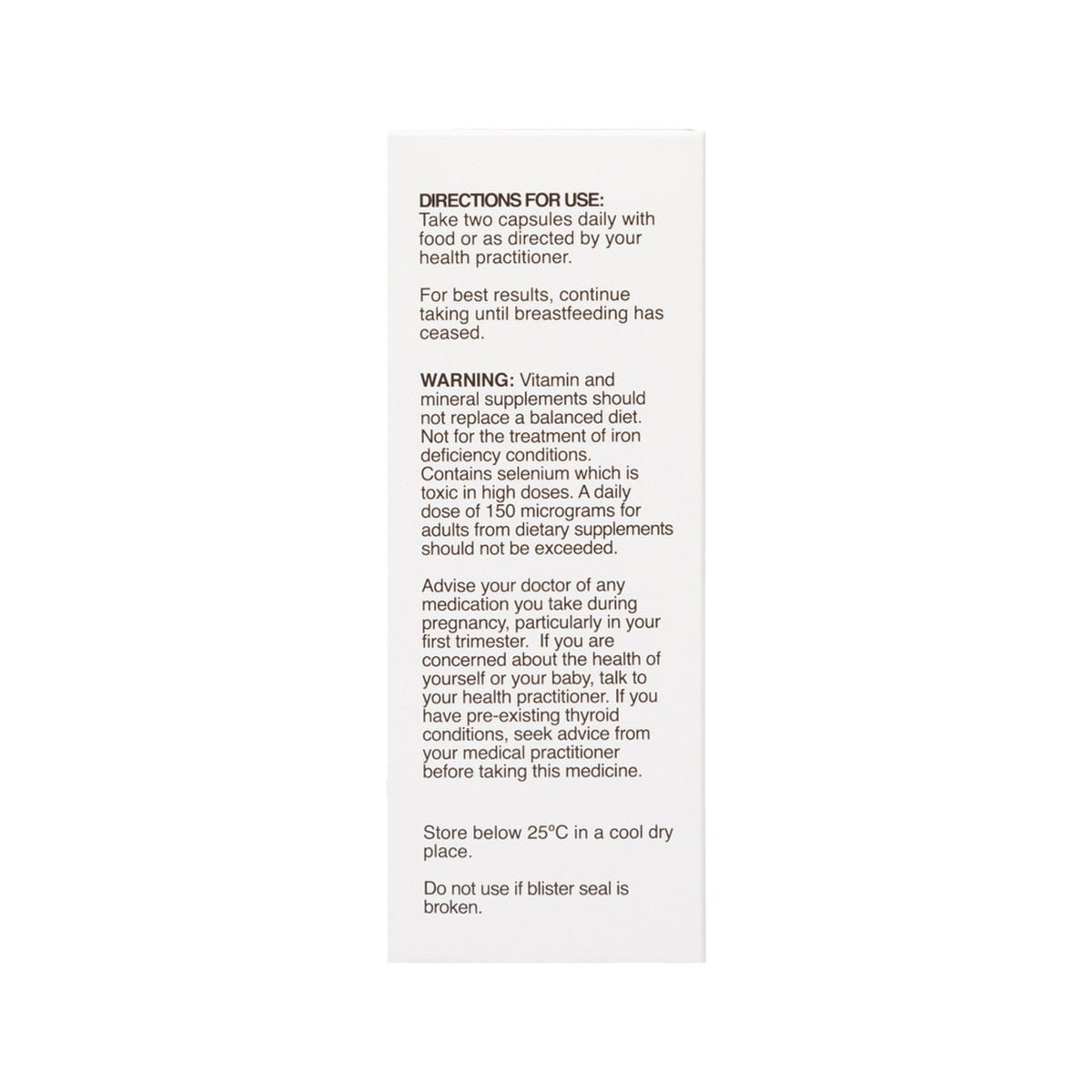 NaturoBest Prenatal Trimester 2 & 3 Plus Breastfeeding 60c