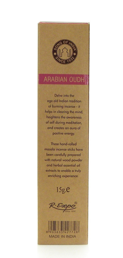 Organic Goodness Masala Incense ARABIAN OUDH  15g