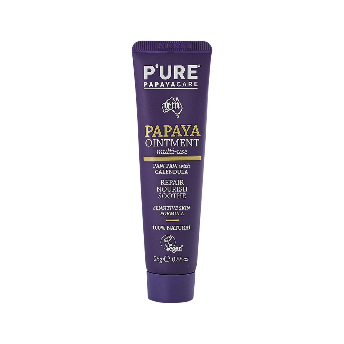 P'URE PAPAYACARE Papaya Ointment Multi-Use (Paw Paw with Calendula) 25g