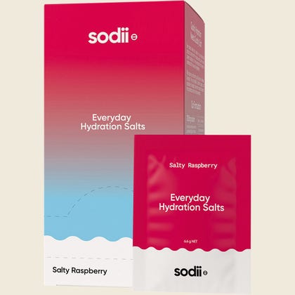 Sodii Everyday Hydration Salts Salty Raspberry 30pk