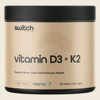 Switch Nutrition Vitamin D3 + K2 60 Caps
