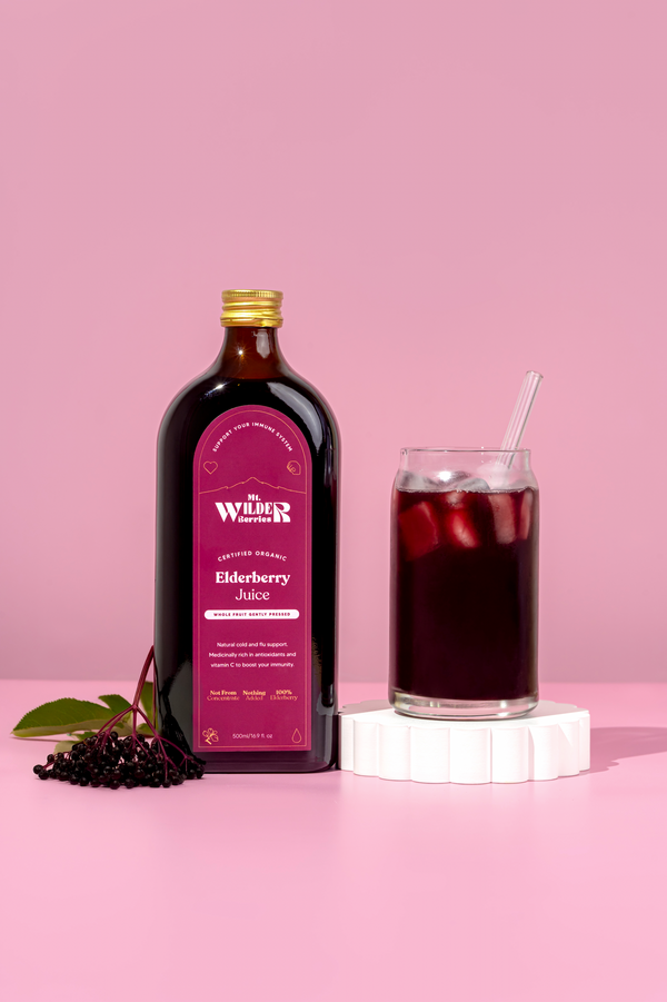 Mt. Wilder Berries Certified Organic Elderberry Juice 500ml