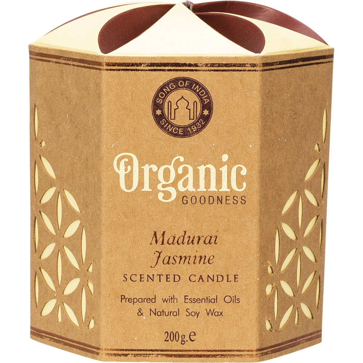 Organic Goodness Soy Candle Madurai Jasmine