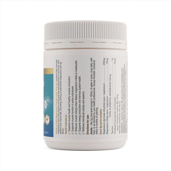 Herbs of Gold Magnesium Powder High Strength Pineapple Oral Powder 150g