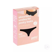 Pelvi Leakproof Underwear Bikini Black (Select size)